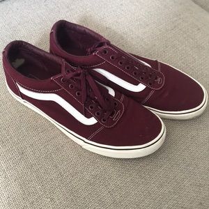 Maroon Vans 10.5